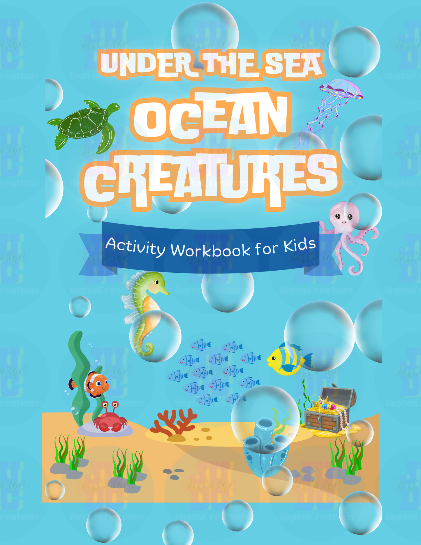 Editable Digital Activity Workbook (Under The Sea)